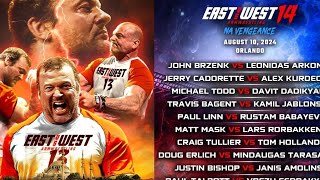 East vs West 14 COMFIRMED Matches [upl. by Haerdna746]