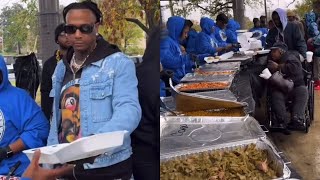 Moneybagg Yo PULLS UP To His HOOD amp FEEDS The People In FOOD GIVEAWAY [upl. by Behn77]