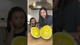 Taste testing Yellow and Orange Watermelon  MyHealthyDish [upl. by Alonso]