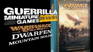 GMG Reviews  Warhammer The Old World  Forces of Fantasy Part 1  The Dwarfen Mountain Holds [upl. by Norreg877]