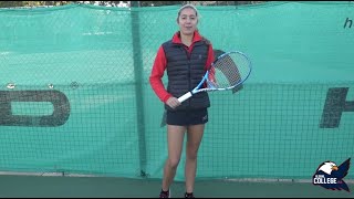 Daniela Lentisco  College Tennis Recruiting Video Fall 21 [upl. by Neliac]