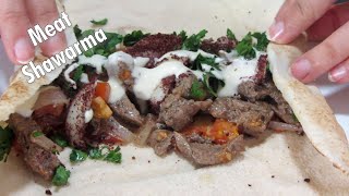 Lebanese Meat Shawarma Recipe  Our Cooking Ideas [upl. by Ahseyt]