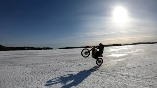 Winter Fun KTM 505 SXF [upl. by Htez]