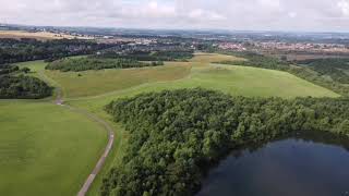 herrington park Sunderland Durham UK aerial view [upl. by Luapnoj702]