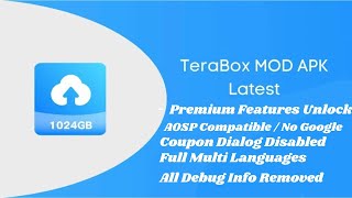 TERA BOX Unlimited storage Premium Unlock Mod apk Latest version 2024 [upl. by Barnebas]