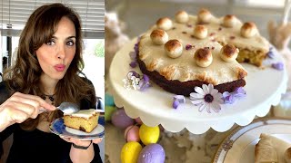 THE MYSTERIOUS SIMNEL CAKE WHATS GOING ON with THAT TOPPING amp HOW to MAKE IT [upl. by Notlit]