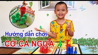 Đồ chơi trẻ em  Hướng dẫn chơi cờ cá ngựa cùng với bé Bon  lego sáng tạo [upl. by Sivrat]