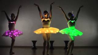 LED Ballerinas  Ballerina Dance  Modern Ballet Show  Contraband Entertainment [upl. by Aborn]