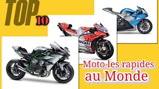 10 moto les plus rapides au monde 2022 [upl. by Nerrual961]