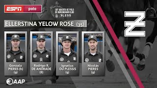 Highlights Ellerstina Yellow Rose vs La Dolfina Saudi 2023 Hurlingham Polo Open wwwliveaapolocom [upl. by Rodenhouse]