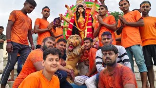 viralvideo Man Durga ka Visarjan Hamare gaon Ke Log Ek Sath hue sammilitdance [upl. by Boyt905]