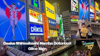 Japan Vlog Series  Osaka Shinsaibashi Namba Dotonburi Glico Sign I Bormann Family Vlog [upl. by Mulvihill]