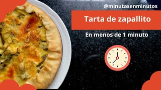 TE ENSEÑAMOS A HACER UNA TARTA DE ZAPALLITOS Y TE RESOLVEMOS LA COMIDA EN 2 MINUTOS [upl. by Eggleston]