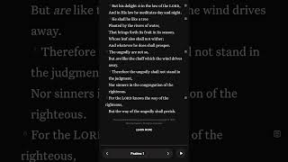 Psalm 1 Snippet Psalms and Proverbs We not just rappin its the Word of God jesusjuice [upl. by Haikan270]