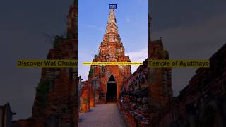 Discover Wat Chaiwatthanaram The Iconic Temple of Ayutthaya thailand [upl. by Junna]