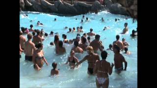 Aqualandia wave pool Lido Di Jesolo Italy 2011 [upl. by Blatman]