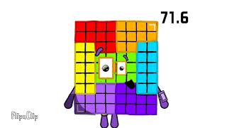 Numberblocks band Fifths 58 Sorry 724 have 722 blocks Read the desc [upl. by Florentia]