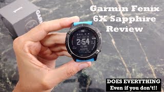 Garmin Fenix 6X Sapphire Review  More than you know [upl. by Nylak]