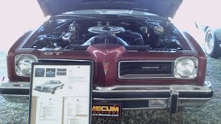 1974 Pontiac LeMans GT MaroonWht KissimmeeAuctionA012514 [upl. by Toffic]