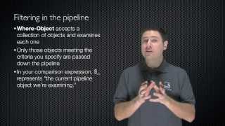 Windows PowerShell Fundamentals Chapter 08  Pipeline Filtering and Operators [upl. by Eilyr]