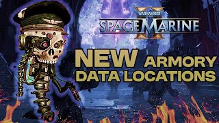 NEW ARMORY DATA LOCATIONS GUIDE  Space Marines 2 [upl. by Joy]