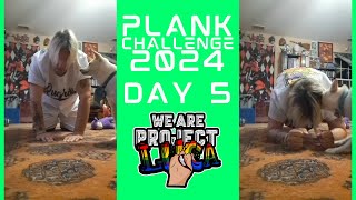 Plank Challenge  2024  Day 5 [upl. by Ahsilra350]