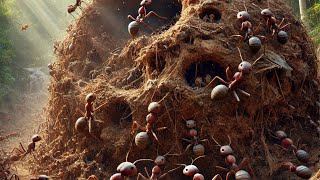 Army Ants Rampage Through The Forest  The Hunt 🐜🐜🐜🐜🐜 [upl. by Ahtelra463]