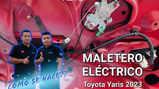 MALETERO ELÉCTRICO Toyota Yaris 2023 🔥 [upl. by Aeslehc]