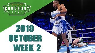 Boxing Knockouts  October 2019 Week 2 knockoutzone [upl. by Ayotnom4]