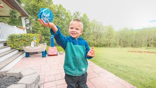 The Coolest TOY EVER Playing with a kids Boomerang Ball [upl. by Nodanrb342]