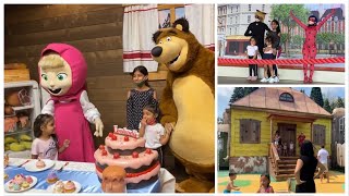 Leolandia  4K  2020  Masha and Bear  Miraculous  Masha è orso  Punjabi vlog in Italy [upl. by Anehs]