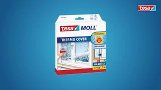 tesamoll® Thermo Cover  insulation foil and window condensation stopper [upl. by Ahsinak190]