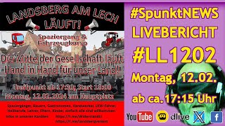 LIVE  Landsberg am Lech läuft  Demonstration  Mitte der Gesellschaft [upl. by Saphra327]