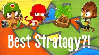 Can you beat BTD6 with the best strategy from Battles 2 [upl. by Eissirc518]