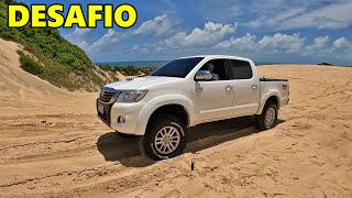 DISPUTA DA HILUX DO SANFONEIRO CONTRA A HILUX DE VITAL NAS DUNAS E DE BONUS A S10 [upl. by Emanuela]