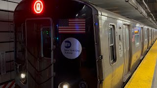 R179 AQ Train EnteringLeaving 86th Street Station [upl. by Eade966]