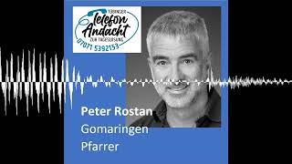 24 11 08 Peter Rostan  Tübinger Telefonandacht zur Tageslosung [upl. by Windsor]