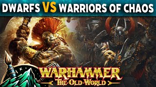 Dwarfen Royal Clans vs The Spawn of Chaos Warhammer The Old World Live Battle Report [upl. by Geminian]