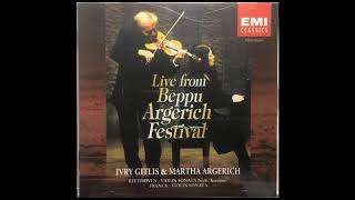 Ivry Gitlis amp Martha Argerich  Franck Violin Sonata in A Major [upl. by Hinman]