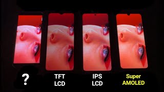 TFT LCD Vs IPS LCD Vs Super AMOLED Display Test [upl. by Navert297]