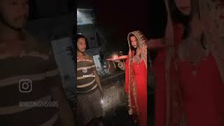 FOUJ wale ki wife ka KARWACHAUTH love [upl. by Narad]