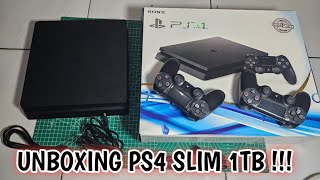 Akhirnya Bisa Beli PS4   Unboxing PS4 Slim 1 TB Original Firmware OFW [upl. by Nonez]