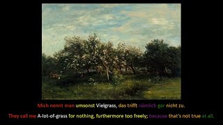 Learn German with Picture Descriptions Apple Blossoms  Charles Francois Daubigny [upl. by Heigl]