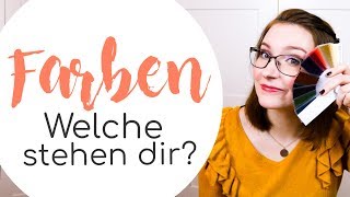 FARBTYP bestimmen 🌈 Welche Farbtöne stehen dir wirklich  FASHION TIPPS [upl. by Karli]