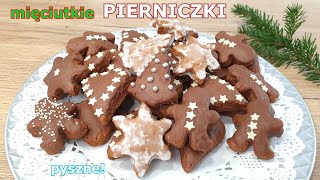 Najlepsze mięciutkie pierniczki czekoladowe bez wysiłku  w 15 minut 👌 przepyszne i bardzo szybkie 🎄 [upl. by Saxon18]