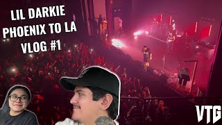 FIRST VLOG  LIL DARKIE LIVE IN LOS ANGELES RECAP   Jasiah Nascar Aloe Lil Toe amp MORE [upl. by Akcinehs]