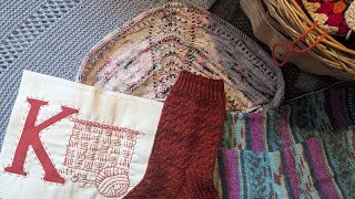 Stitched by Mrs D episode 56 Knitting crochet and sewing [upl. by Nivla]