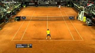 Djokovic Tops Nadal In Rome Final Highlights [upl. by Abihsat]