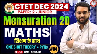 CTET DEC 2024  MATHS PAPER 2 JUNIOR  CTET Math Paper 2 Classes 04  By Vikash Sir [upl. by Josie]