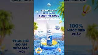 STERIMAR SENSITIVE NOSE  PHỤC HỒI amp TÁI TẠO NIÊM MẠC MŨI [upl. by Kciredes]